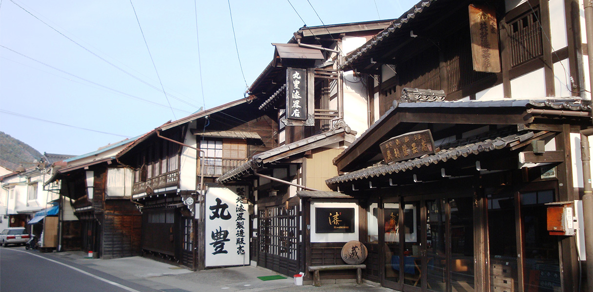重要伝統的建造物群保存地区に選定を受けた町並み