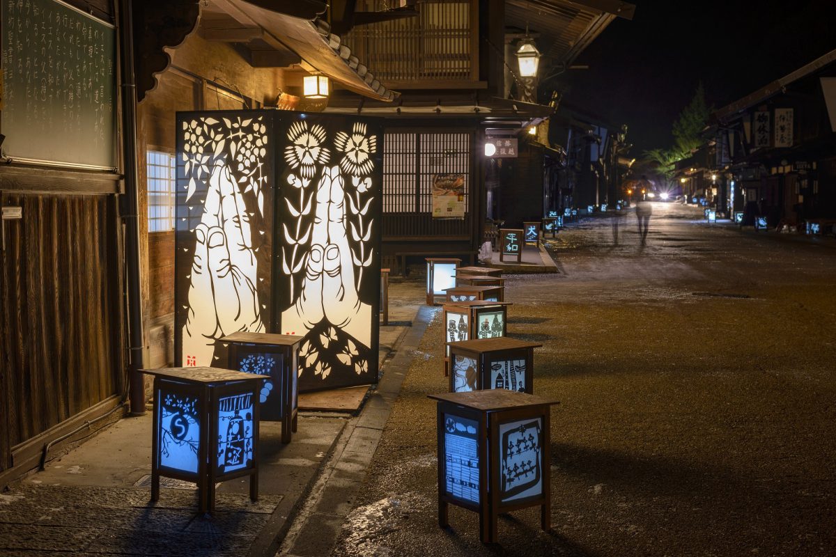 奈良井宿灯明まつり